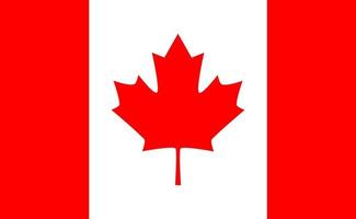 Flag of Canada. Symbol of Independence Day, souvenir soccer game, button language, icon. vector