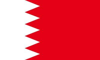 Flag of Bahrain. Symbol of Independence Day, souvenir soccer game, button language, icon. vector