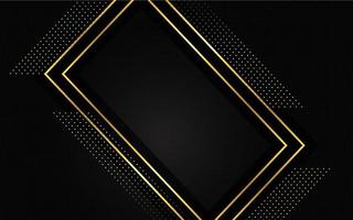 golden thread on black background vector