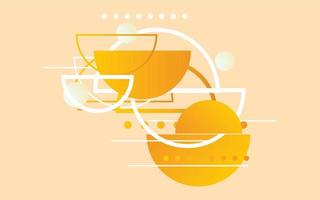 Abstract modern Orange background gradient color. Vector illustration