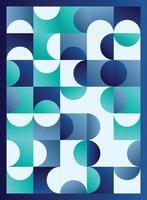 diseños de volantes de portada de póster geométrico abstracto. ilustración vectorial vector