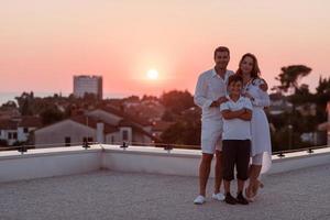 relajantes vacaciones en familia foto