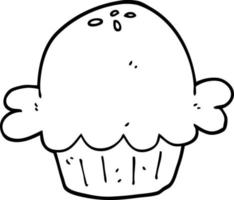 line drawing cartoon pie vector