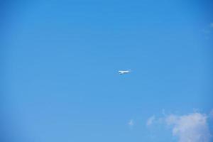 Modern airplane view photo