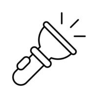 Flashlight Vector Icon