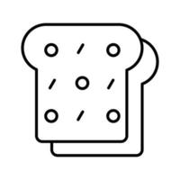 icono de vector de tostadas