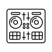 icono de vector de DJ