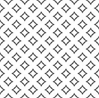 Black and white seamless pattern texture. Greyscale ornamental graphic design. Mosaic ornaments. Pattern template. vector