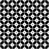 Black and white seamless pattern texture. Greyscale ornamental graphic design. vector