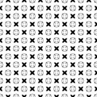Black and white seamless pattern texture. Greyscale ornamental graphic design. vector