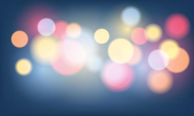 Abstract colorful bokeh background