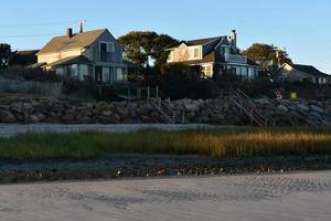 Pretty landscape of pretty cape houses looking out to the atlantic photo