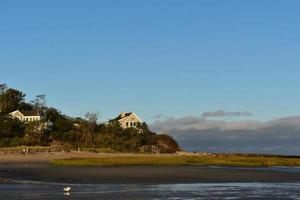 Large cape house with a ocean view photo