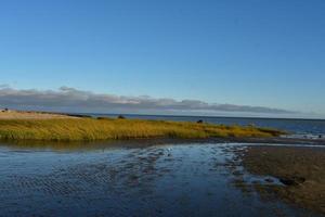 Beautiful landscape on the coast of cape cod photo