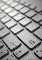 teclado de computadora con botón enter foto