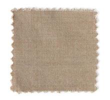 beige fabric swatch samples isolated on white background photo