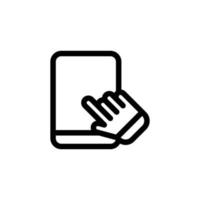 Touch Screen Icon Free vector