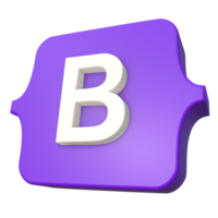 Logo des 3D-Bootstrap-Programmierrahmens png