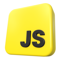 3D Javascript Logo Design png