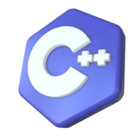3D C Programming Language Logo png