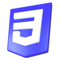 diseño de icono de css 3d png