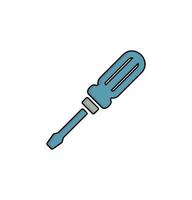 screwdriver icon vector illustration