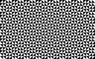 Black and white seamless vector geometric pattern. Monochrome repeating pattern. Abstract background with triangles