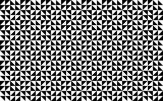 Black and white seamless vector geometric pattern. Monochrome repeating pattern. Abstract background with triangles