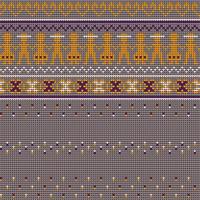 Grandmas Ugly Sweater knitting patterns vector