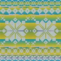 Cool Colors Seamless Pattern of Christmas Star vector