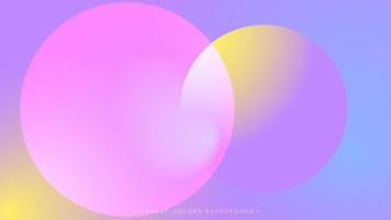 Pink blue vibrant colors and gradient background vector