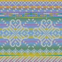 Gradient Seamless Pattern of Christmas Ugly Sweater vector