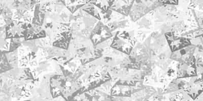 Light Gray vector pattern with polygonal shapes.