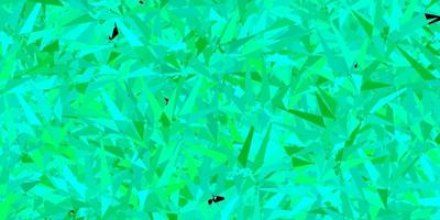 Dark Green vector pattern with polygonal style.