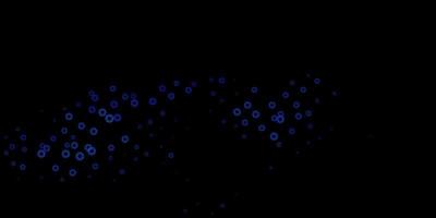 Dark blue vector texture with disks.