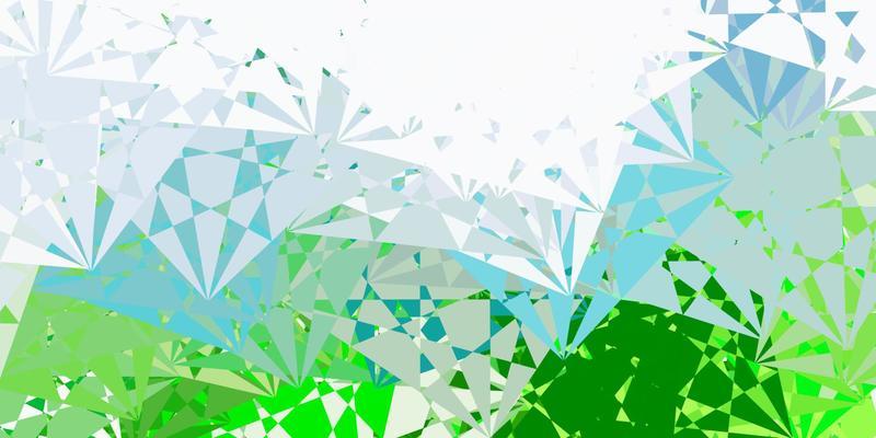 Light Blue, Yellow vector background with triangles.