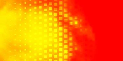 Light Red, Yellow vector pattern in square style.