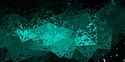 Light Green vector template with triangle shapes.