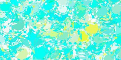 Light Green vector pattern with polygonal shapes.