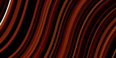 Dark Red vector backdrop with bent lines.