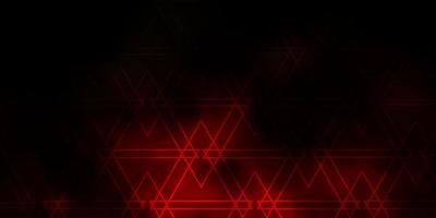 Dark Red vector background with polygonal style.