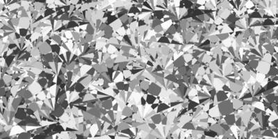 Light Gray vector pattern with polygonal shapes.