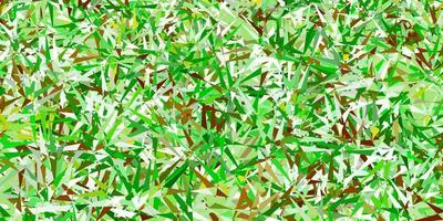 Light green vector texture with random triangles.