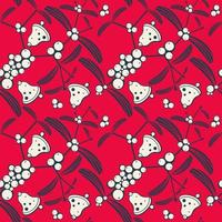 Christmas seamless pattern vector