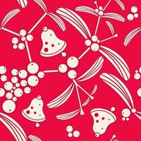 Christmas seamless pattern vector