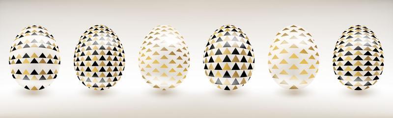 White porcelain Easter egg with decor