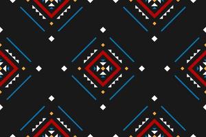 estilo de patrón tribal de tela. patrón geométrico étnico sin fisuras tradicional. estampado de adornos étnicos aztecas. vector
