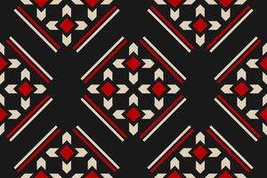Fabric tribal pattern style. Geometric ethnic seamless pattern traditional. Aztec ethnic ornament print. vector