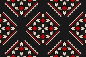 Fabric tribal pattern style. Geometric ethnic seamless pattern traditional. Aztec ethnic ornament print. vector