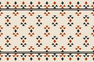 Carpet ethnic ikat pattern art. Geometric ethnic ikat seamless pattern in tribal. Mexican style. vector